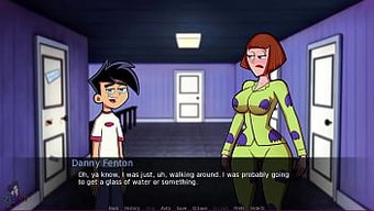 Büyük Göğüslü Milf, Video Oyunundan Esinlenen Danny Phantom Ile Sertleşiyor