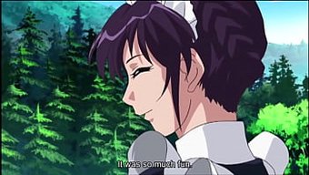 Büyük Göğüslü Hentai Hizmetçi, Efendisine Tutkulu Oral Zevk Veriyor