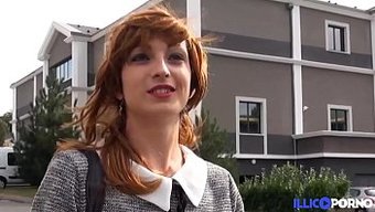 Sevimli Kızıl Saçlı Amatör Jane, Tutkulu Bir Öğle Yemeği Deneyimi Yaşıyor