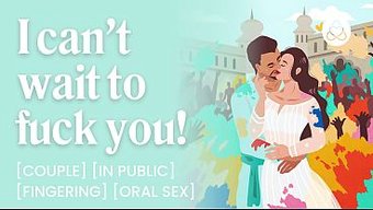 Asmr Sesli Porno, Halka Açık Holi Festivalinde Riskli Bir Çift Rolüyle Sikişin Çerçevesini Çiziyor.