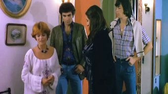 Vintage Grup Seks Sahnesi Ve Boşalma