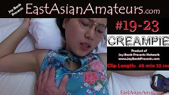 June Liu, Paris'Te Ateşli Bir Asyalı Üçlüde Sikişiyor.