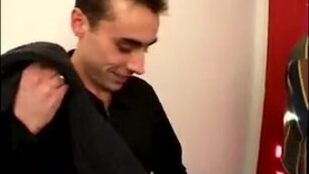 Fransız Amatör Estelle Clark Ve Iki Amatör Anal Eylemde
