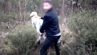Sarışın Bomba Kendini Şaplaklarken Boşalıyor