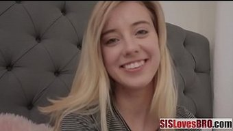 Haley Reed, Üvey Erkek Kardeşini Onunla Porno Videosu Çekmeye Ikna Ediyor
