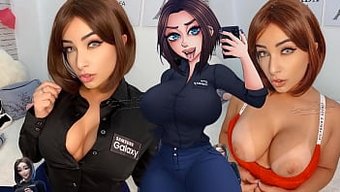 Sam, Ateşli Samsung Sanal Asistan Cosplay Ile En Üst Düzey Asmr Zevkini Deneyimliyor Bu Anime Esintili Videoda