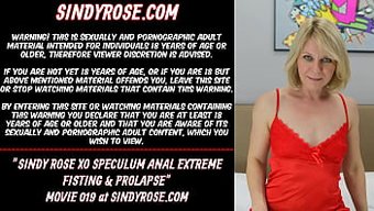Sindy Rose'Un Spekulum Ve Fisting Ile Aşırı Anal Oyunu