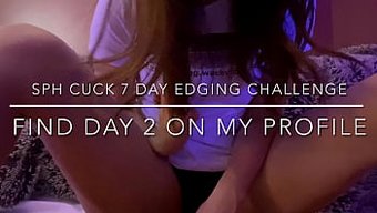 Kölenin Penisi Femdom Cuckold Videosunda Ölçülüyor Ve Kenar Ediliyor