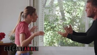 Sıcak Bir Anal Sahnede Yağ Ve Zevk