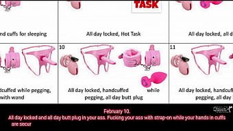 Cuckold Ve Sissy, Kelepçe Ve Seks Oyuncaklarını Deneyimliyorlar