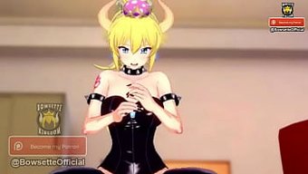 Animasyonlu Kız Arkadaş Bowsette Pov Mastürbasyon Talimatları Veriyor