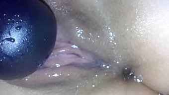 Amatör Çiftin Ev Yapımı Vibratör Mastürbasyon Seansı