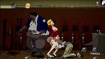 Hentai Oyunu, Iri Göğüslü Bir Öğretmenin Canavarlar Tarafından Anal Ve Kremalı Dolmasını Içeriyor.