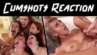 Pornostar Grubu, Dürüst Porno Tepkisi Videosunda Boşalmalara Tepki Veriyor