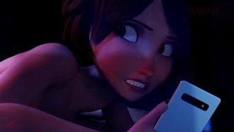 Big Hero 6’dan Aunt Cass Ile Hentai, En Ateşli Aksiyonda
