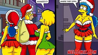 Taboo Hentai Fantezisi: Santa Simpson'Un Yaramaz Hediye Değişimi