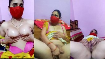 Hintli Lezbiyen Çift, Arkadan Ve Popo Yalama Ile Eğleniyor