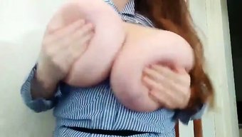 Ev Yapımı Bir Videoda Dolgun Göğüslü Telif Hakkı