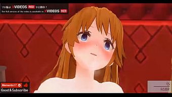 3d Asuka, Bu Sansürsüz Hentai'De Sıcak Anal Aksiyon Alıyor.