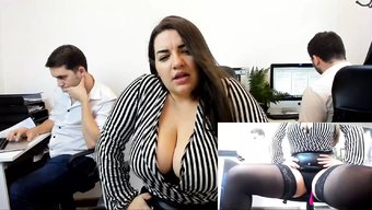 Alicia Poz'Un Komik Ve Tahrik Edici Kamera Şovu