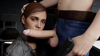 Ellie'Nin Yoğun Cinsel Buluşmasını Gösteren Hentai Videosu