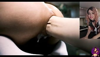 Uzun Dildo Ve Derin Penetrasyonla Rus Anal Fistingi