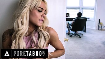 Elsa Jean, Üvey Kardeşine Karşı Yasak Bir Arzu Besliyor, Sert Bir Bdsm Karşılaşmasında.