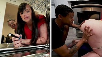 Cougar Milf Marcy Diamond, Büyük Kıçını Irklararası Bir Videoda Yalatıyor