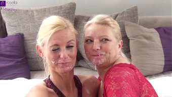 Milf Files! Sonraki Işeme Ve Sperm Manyağı Üçlüde Sikişiyor.