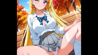 Hentai Sarışın Kız, Yapay Zekayla Üretilmiş Amıyla Mastürbasyon Yapıyor.