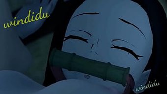 Nezuko Ve Zenitsu'Nun Yıldırım Hızında Hentai Otobüsü Sahnesi