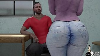 Olgun Latin Milf, Büyük Poposunu 3d Olarak Parçalıyor