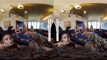 Kenzie Love Ve Arkadaşları Vahşi Bir Seansda Profesyonel Bir Poker Oyuncusuyla Oynuyorlar