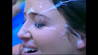 Sert Videolarda Yüzlere Boşalmaların Derlemesi
