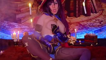 Mona Megistus'Un Erotik Dildo Ile Duygusal Cosplay Şovu