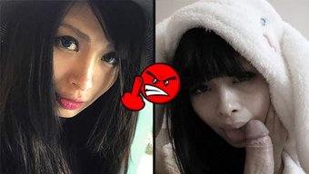 Azgın Japon Asyalı Tavşanla Yüz Eğlencesi