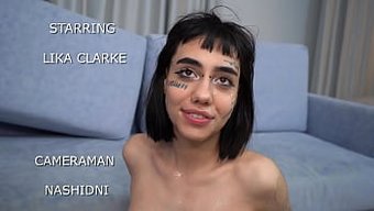 Lika Clarke'In Sert Anal Ve Derin Boğazla Ilk Yoğun 3on1 Deneyimi