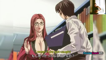 Öğretmeni Ve Üvey Kız Kardeşi, Büyük Memeleriyle Onu Hentai Tarzında Tatmin Etmek Istiyor.