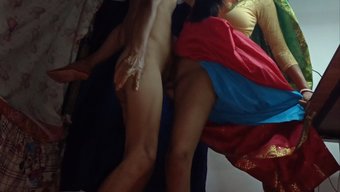 Hint Köyünden Sakso Kraliçesi Bhavi, Kocasıyla Birlikte Oral Zevk Alıyor
