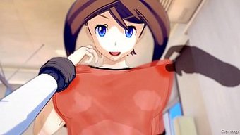 Büyük Popolu Hentai Bebek El Işi Yapıyor Ve Mastürbasyon Yapıyor