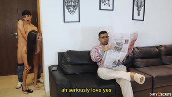 Üvey Oğlum Beni Baştan Çıkarıyor Ve Kocamın Arkasından Bana Blowjob Yapıyor.