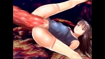 Anime Kız Hentai Videosunda Bir Canavara Dönüşüyor