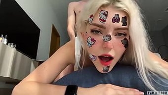 Sevimli Amatör Bebek, Lezzetli Amına Kremsi Bir Son Alır - Eva Elfie