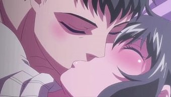 Göğüslü Hentai Karısı, Oral Seks Yaparken Zevkle Inliyor
