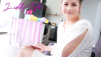 Amatör Üvey Kız Liddy Tyler, 18. Doğum Gününde Üveyi Babası Tarafından Anal Olarak Beceriliyor