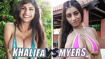 Mia Khalifa Ve Violet Myers'In Bangbros'Taki Rövanş Maçının Derlemesi