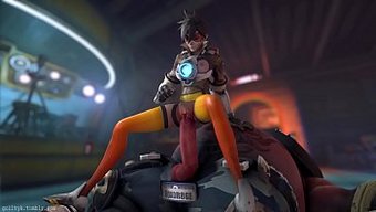 Tracer Ve Roadhog Animasyonlu Anime Overwatch Videosunda
