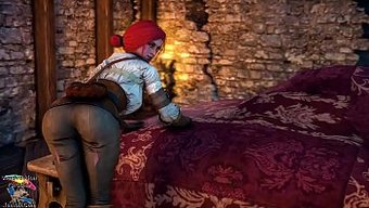 Triss Ile The Witcher'Da Sıcak 3d Eyleme Hazır Olun!