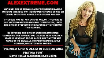 Genç Lezbiyenler Anal Fisting Ve Piercing Eğlencesine Dalıyor