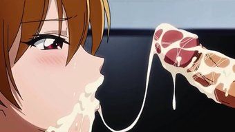 Büyük Doğal Memeli Shemale Öğrenci, Bu Sansürsüz Hentai'De Biraz Aksiyon Alıyor